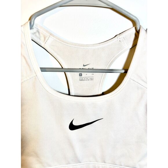 Nike Dri-FIT Women’s Sports Bra – Size Small, Racerback, Neutral Tone - Picture 3 of 4